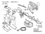 Bosch 0 601 938 685 Gbm 9,6 Ves-2 Cordless Drill 9.6 V / Eu Spare Parts